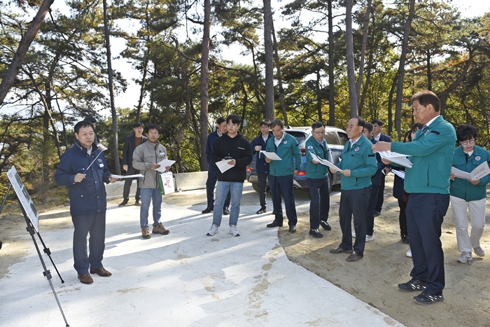 함양군의회 백전면 현장점검