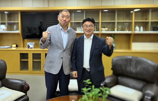 권대근 도의원, 권순기 경남교육감과 함양 교육현안 논의